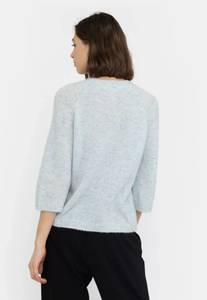 Bilde av soft rebels strikk allison boxy knit heather 